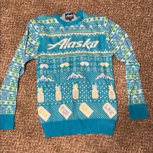 Alaska Airlines sweater